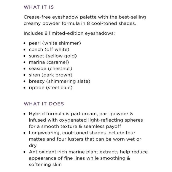 •Tarte Rainforest of the Sea Eyeshadow Palette - Picture 9 of 9